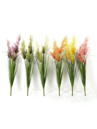 Artificial Grass 20*20*119cm Sorghum grass *2 single stem GS-29423018-Y1 Grass&PLANT 3,000+ sqm showroom with thousands of artificial flowers, plants & trees ready for global sourcing.