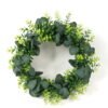 Artificial Plant 43*43cm Artificial flower eucalyptus wreat GS-54023021KIK WREATH YeahFlower is one of Chinese leading OEM manufacturers and exporters , supplying the silk flowers, wholesale artificial trees