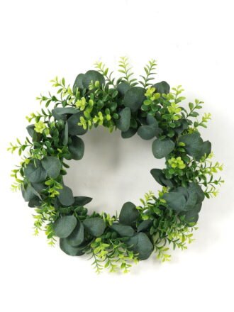 Artificial Flower 47*47*47cm Hydrangea wreath GS-73624005-W1 WREATH 3,000+ sqm showroom with thousands of artificial flowers, plants & trees ready for global sourcing.