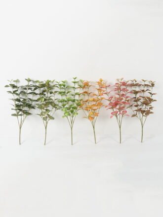 Artificial Plant 20*20*73cm Red vein leaf *3 single stem GS-65723001-P1 Leaves&Sprays&Foliages 3,000+ sqm showroom with thousands of artificial flowers, plants & trees ready for global sourcing.