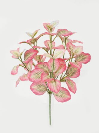 Artificial Plant 23*23*31cm Red vein leaf *4 bush GS-65723003 Leaves&Sprays&Foliages 3,000+ sqm showroom with thousands of artificial flowers, plants & trees ready for global sourcing.