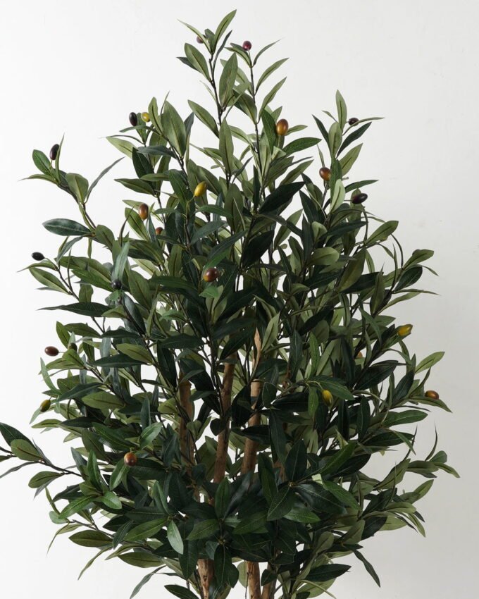 Artificial Tree 60*60*122cm Olive *4 in PP pot /lvs 1128 GS-30623007 Tree&Plant YeahFlower is one of Chinese leading OEM manufacturers and exporters , supplying the silk flowers, wholesale artificial trees
