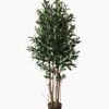 Artificial Tree Olive 4 in PP pot lvs 1584 GS-30623008_3 Artificial Tree 60*60*149cm Olive *4 in PP pot /lvs 1584 GS-30623008 Tree&Plant YeahFlower is one of Chinese leading OEM manufacturers and exporters , supplying the silk flowers, wholesale artificial trees