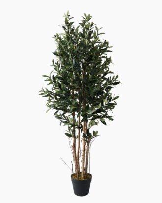 Artificial Tree 60*60*149cm Olive *4 in PP pot /lvs 1584 GS-30623008 Tree&Plant YeahFlower is one of Chinese leading OEM manufacturers and exporters , supplying the silk flowers, wholesale artificial trees