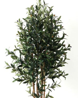 Artificial Tree 60*60*149cm Olive *4 in PP pot /lvs 1584 GS-30623008 Tree&Plant YeahFlower is one of Chinese leading OEM manufacturers and exporters , supplying the silk flowers, wholesale artificial trees