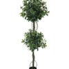 Artificial Tree 50*50*150cm Polyscias *2   in PP pot/1316 lvs GS-30423015 Tree&Plant YeahFlower is one of Chinese leading OEM manufacturers and exporters , supplying the silk flowers, wholesale artificial trees