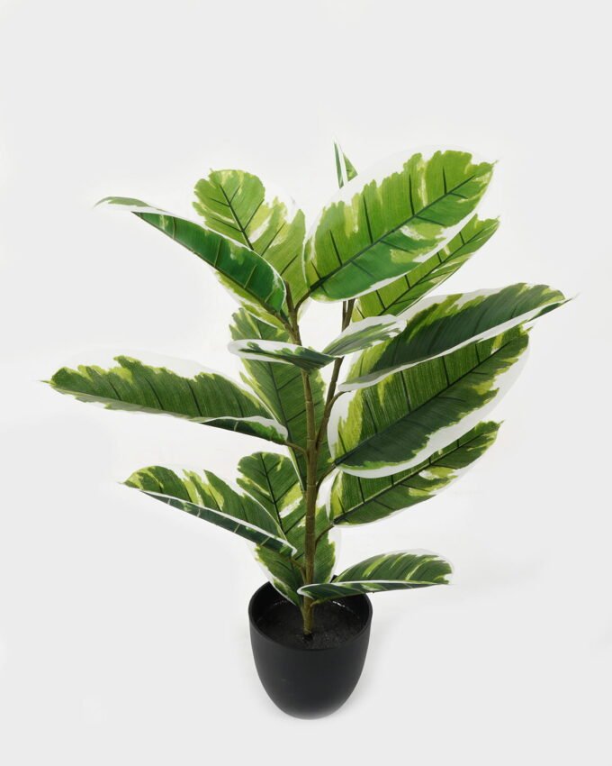 Artificial Tree 40*40*60cm Rubber tree in PP pot/14 lvs GS-30423020 Tree&Plant YeahFlower is one of Chinese leading OEM manufacturers and exporters , supplying the silk flowers, wholesale artificial trees