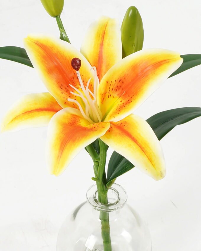 Artificial Flower 26cm Single lily in the glass GS-06923003 Potted Flowers&Plants YeahFlower is one of Chinese leading OEM manufacturers and exporters , supplying the silk flowers, wholesale artificial trees