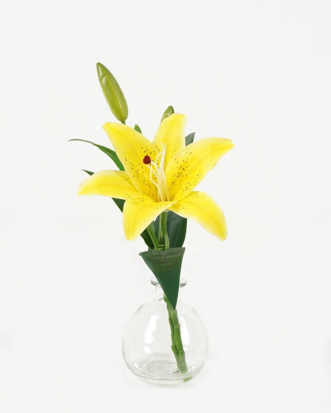 Artificial Flower 26cm Single lily in the glass GS-06923003 Potted Flowers&Plants YeahFlower is one of Chinese leading OEM manufacturers and exporters , supplying the silk flowers, wholesale artificial trees