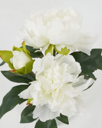 Artificial Flower 27cm Peony *3 single stem in the glass GS-06923005-W1 Potted Flowers&Plants YeahFlower is one of Chinese leading OEM manufacturers and exporters , supplying the silk flowers, wholesale artificial trees