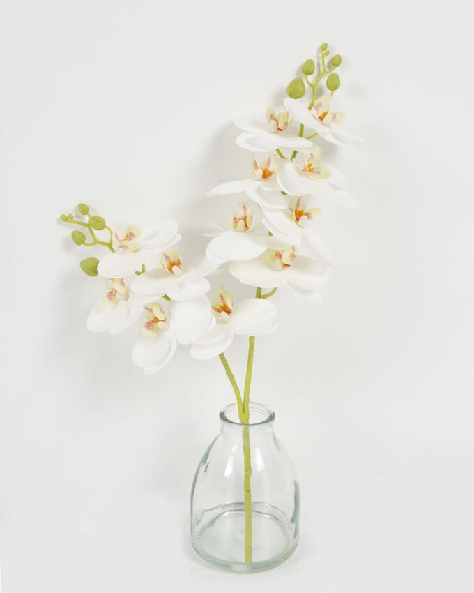 Artificial Flower 27cm Phalaenopsis *2 in the glass GS-06923007-W1 Potted Flowers&Plants YeahFlower is one of Chinese leading OEM manufacturers and exporters , supplying the silk flowers, wholesale artificial trees