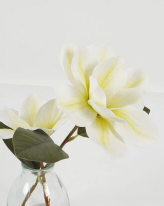 Artificial Flower 29cm Melatti *2 single stem in the glass GS-06923006-W1 Potted Flowers&Plants YeahFlower is one of Chinese leading OEM manufacturers and exporters , supplying the silk flowers, wholesale artificial trees