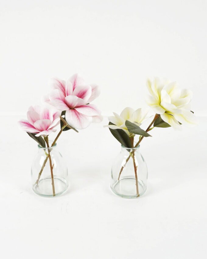 Artificial Flower 29cm Melatti *2 single stem in the glass GS-06923006 Potted Flowers&Plants YeahFlower is one of Chinese leading OEM manufacturers and exporters , supplying the silk flowers, wholesale artificial trees