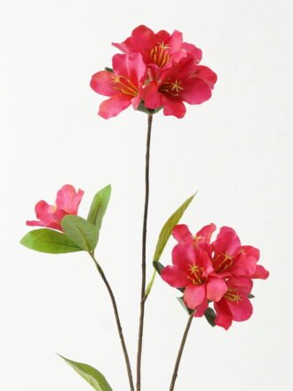 Artificial Flower 30*30*85cm Azalea *3 single stem GS-53623002-R2 Single Flowers 3,000+ sqm showroom with thousands of artificial flowers, plants & trees ready for global sourcing.