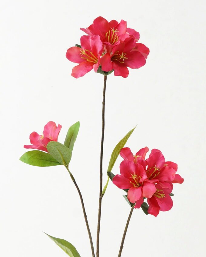 Artificial Flower 30*30*85cm Azalea *3 single stem GS-53623002-R1 Single Flowers YeahFlower is one of Chinese leading OEM manufacturers and exporters , supplying the silk flowers, wholesale artificial trees