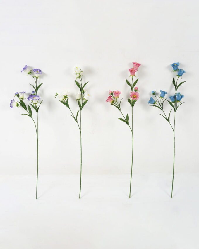 Artificial Flower 12*12*61cm Bellflower *8 single stem GS-16823034 Single Flowers YeahFlower is one of Chinese leading OEM manufacturers and exporters , supplying the silk flowers, wholesale artificial trees