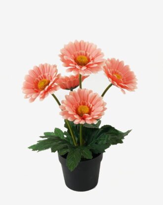 Artificial Flower 20*20*28cm Chrysanthemum *5 in PP pot GS-05523004KIK Potted Flowers&Plants YeahFlower is one of Chinese leading OEM manufacturers and exporters , supplying the silk flowers, wholesale artificial trees