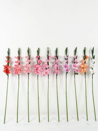 Artificial Flower 10*10*87cm Gladiolus single stem GS-53623004-P2 Single Flowers 3,000+ sqm showroom with thousands of artificial flowers, plants & trees ready for global sourcing.