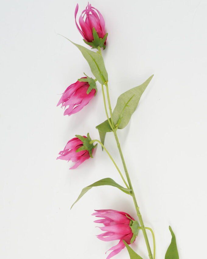 Artificial Flower 12*12*74cm Gloriosa *4 single stem GS-53623022-R1 Single Flowers YeahFlower is one of Chinese leading OEM manufacturers and exporters , supplying the silk flowers, wholesale artificial trees