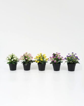Artificial Flower 15*15*19cm Jasmine in PP pot GS-03323038 Potted Flowers&Plants YeahFlower is one of Chinese leading OEM manufacturers and exporters , supplying the silk flowers, wholesale artificial trees