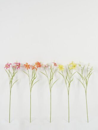 Artificial Flower 22*22*60cm Lily *3 single stem GS-53623015-W1 Single Flowers 3,000+ sqm showroom with thousands of artificial flowers, plants & trees ready for global sourcing.