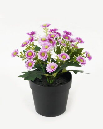 Artificial Flower 15*15*19cm Mini Mum in PP pot GS-03323035-Z2 Potted Flowers&Plants YeahFlower is one of Chinese leading OEM manufacturers and exporters , supplying the silk flowers, wholesale artificial trees