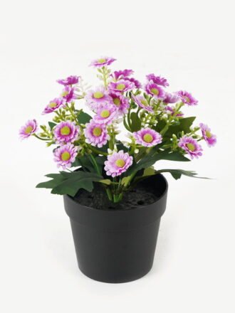 Artificial Flower 15*15*19cm Jasmine in PP pot GS-03323038-Z1 Potted Flowers&Plants 3,000+ sqm showroom with thousands of artificial flowers, plants & trees ready for global sourcing.