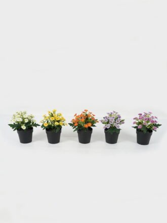 Artificial Table Plants 35cm Lily*3 in the glass GS-06923004-P1 Potted Flowers&Plants 3,000+ sqm showroom with thousands of artificial flowers, plants & trees ready for global sourcing.