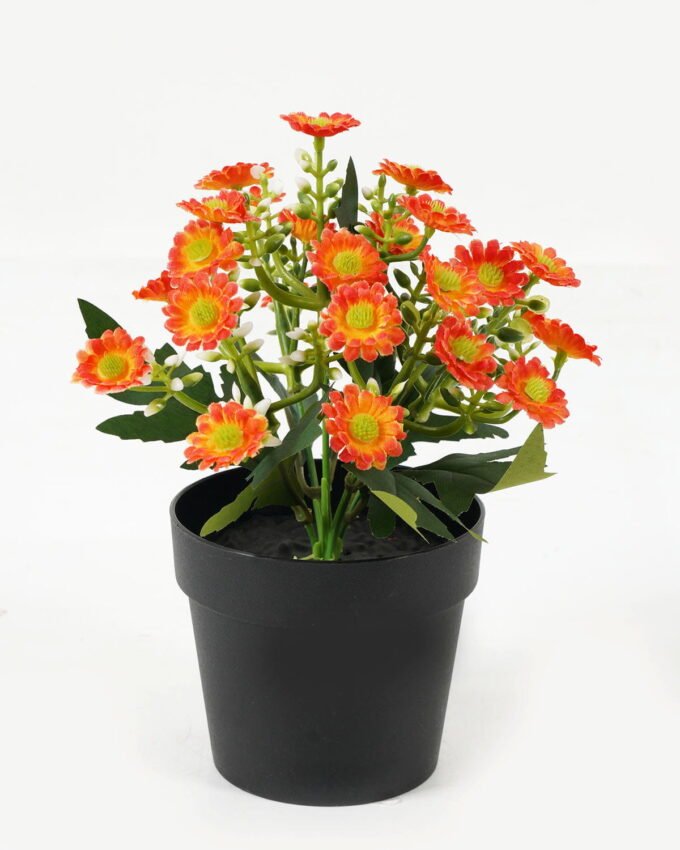 Artificial Flower 15*15*19cm Mini Mum in PP pot GS-03323035 Potted Flowers&Plants YeahFlower is one of Chinese leading OEM manufacturers and exporters , supplying the silk flowers, wholesale artificial trees