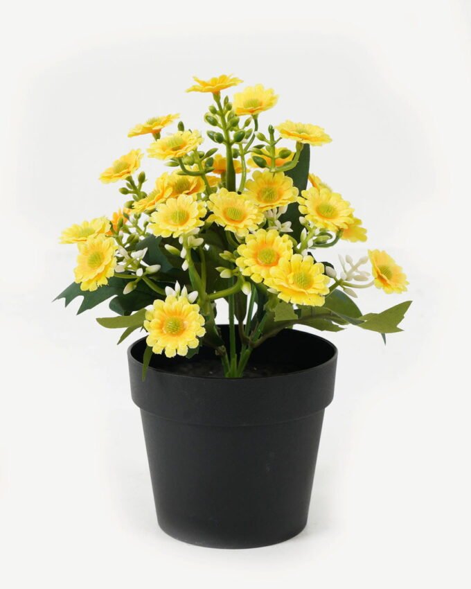Artificial Flower 15*15*19cm Mini Mum in PP pot GS-03323035 Potted Flowers&Plants YeahFlower is one of Chinese leading OEM manufacturers and exporters , supplying the silk flowers, wholesale artificial trees