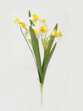 Artificial Flower 18*18*44cm Narcissus *2 GS-00523013-W1 Flowers Bush 3,000+ sqm showroom with thousands of artificial flowers, plants & trees ready for global sourcing.