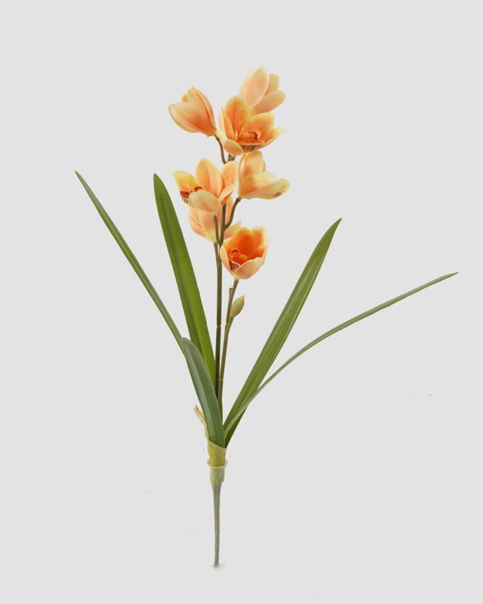 Artificial Flower Orchid 2 GS-00523007_3 Artificial Flower 14*14*49cm Orchid * 2 GS-00523007 Flowers Bush YeahFlower is one of Chinese leading OEM manufacturers and exporters , supplying the silk flowers, wholesale artificial trees