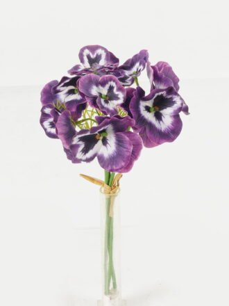 Artificial Flower 13*13*25cm Pansy *3 bundle GS-53623046-R1 Bouquet 3,000+ sqm showroom with thousands of artificial flowers, plants & trees ready for global sourcing.