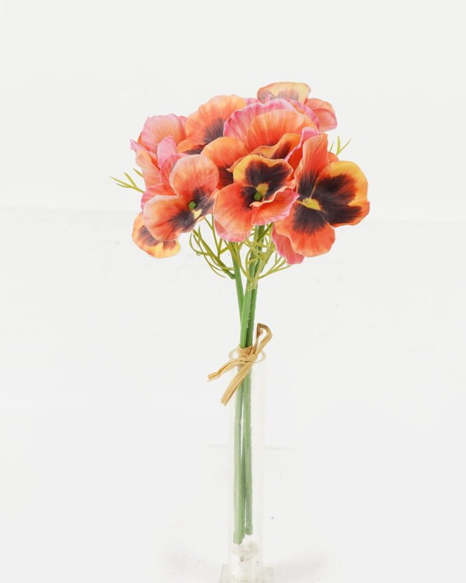 Artificial Flower 13*13*25cm Pansy *3 bundle GS-53623046 Bouquet YeahFlower is one of Chinese leading OEM manufacturers and exporters , supplying the silk flowers, wholesale artificial trees