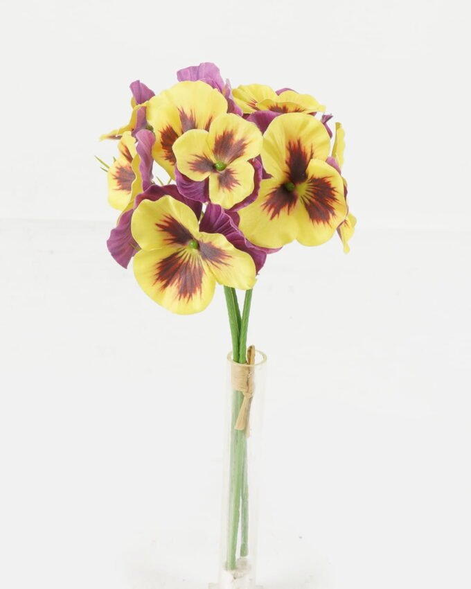 Artificial Flower 13*13*25cm Pansy *3 bundle GS-53623046 Bouquet YeahFlower is one of Chinese leading OEM manufacturers and exporters , supplying the silk flowers, wholesale artificial trees