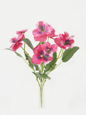 Artificial Flower 22*22*34cm Pansy *5 bush GS-53623035 Flowers Bush 3,000+ sqm showroom with thousands of artificial flowers, plants & trees ready for global sourcing.