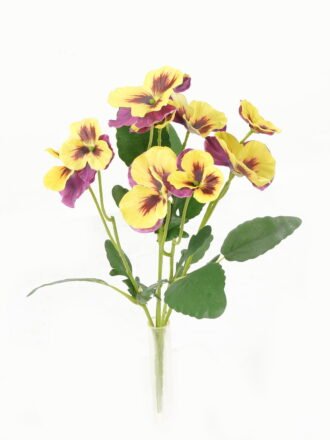 Artificial Flower 22*22*34cm Pansy *5 bush GS-53623035-Z2 Flowers Bush 3,000+ sqm showroom with thousands of artificial flowers, plants & trees ready for global sourcing.
