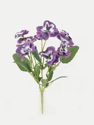 Artificial Flower 22*22*34cm Pansy *5 bush GS-53623035-Y1 Flowers Bush 3,000+ sqm showroom with thousands of artificial flowers, plants & trees ready for global sourcing.