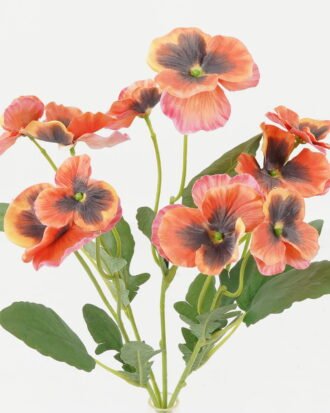 Artificial Flower 22*22*34cm Pansy *5 bush GS-53623035 Flowers Bush YeahFlower is one of Chinese leading OEM manufacturers and exporters , supplying the silk flowers, wholesale artificial trees