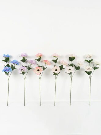 Artificial Flower 18*18*56cm Pasqueflower *3 single stem GS-16823035-P1 Single Flowers 3,000+ sqm showroom with thousands of artificial flowers, plants & trees ready for global sourcing.