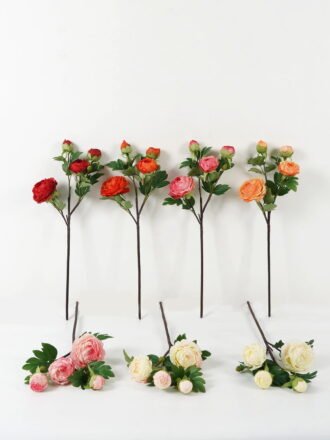 Artificial Flower 19*93cm Phalaenopsis *8 single stem GS-64923007-Y2 Single Flowers 3,000+ sqm showroom with thousands of artificial flowers, plants & trees ready for global sourcing.