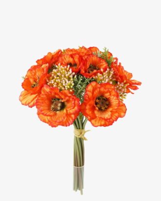 Artificial Flower 22*22*34cm Poppy bundle GS-128J23021-O1 Bouquet YeahFlower is one of Chinese leading OEM manufacturers and exporters , supplying the silk flowers, wholesale artificial trees
