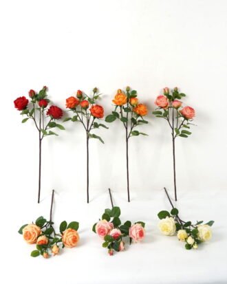 Artificial Flower 25*25*63cm Rose * 5 GS-00523009 Single Flowers YeahFlower is one of Chinese leading OEM manufacturers and exporters , supplying the silk flowers, wholesale artificial trees