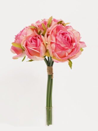 Artificial Flower 17*17*24cm Rose *7 bundle GS-53923003-P2 Bouquet 3,000+ sqm showroom with thousands of artificial flowers, plants & trees ready for global sourcing.