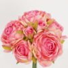 Artificial Flower 17*17*24cm Rose *7 bundle GS-53923003-P3 Bouquet YeahFlower is one of Chinese leading OEM manufacturers and exporters , supplying the silk flowers, wholesale artificial trees