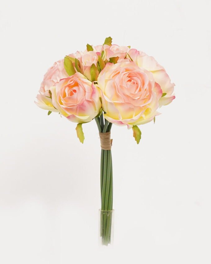 Artificial Flower 17*17*24cm Rose *7 bundle GS-53923003-P3 Bouquet YeahFlower is one of Chinese leading OEM manufacturers and exporters , supplying the silk flowers, wholesale artificial trees