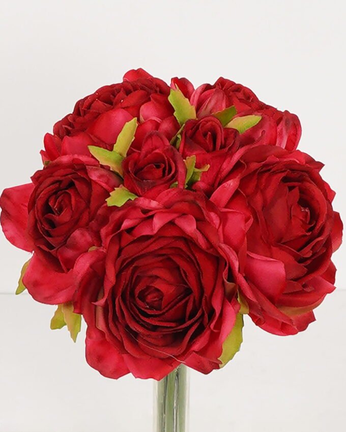 Artificial Flower 17*17*24cm Rose *7 bundle GS-53923003-R1 Bouquet YeahFlower is one of Chinese leading OEM manufacturers and exporters , supplying the silk flowers, wholesale artificial trees