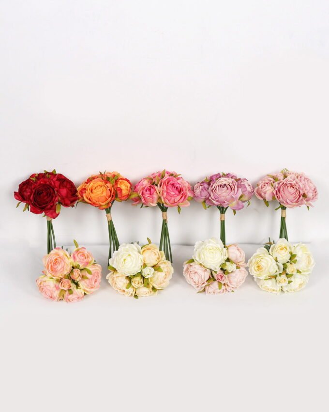 Artificial Flower 17*17*24cm Rose *7 bundle GS-53923003 Bouquet YeahFlower is one of Chinese leading OEM manufacturers and exporters , supplying the silk flowers, wholesale artificial trees