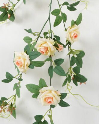 Artificial Flower 16*137cm Rose *7 garland GS-64423002 Leaves&Sprays&Foliages YeahFlower is one of Chinese leading OEM manufacturers and exporters , supplying the silk flowers, wholesale artificial trees Artificial Flower 16*137cm Rose *7 garland GS-64423002 Leaves&Sprays&Foliages YeahFlower is one of Chinese leading OEM manufacturers and exporters , supplying the silk flowers, wholesale artificial trees