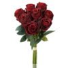 Artificial Flower 19*41cm Rose *8 bundle  GS-44623001-R1 Bouquet YeahFlower is one of Chinese leading OEM manufacturers and exporters , supplying the silk flowers, wholesale artificial trees